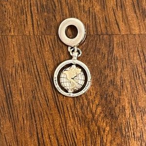 You Mean the World to Me dangle charm